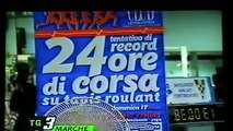 Claudio Costanzi TG3 - record 24 ore su tapis roulant - 16 dic. 2000 - Club 2000 Senigallia.MPG