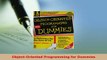 Download  ObjectOriented Programming for Dummies Free Books