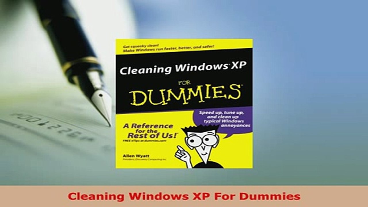 Download  Cleaning Windows XP For Dummies Free Books