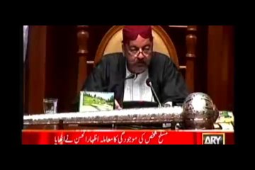 ARY news releases video evidence of conversation between sindh assembly security staff and Sar e AAm