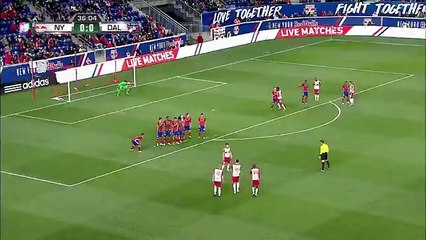 La superbe combinaison des New York Red Bulls sur coup franc !