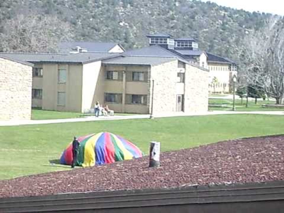 Students Caught Getting High Under a Parachute