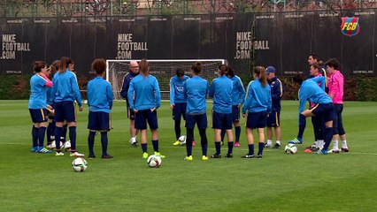 Video herunterladen: FCB Femení: Xavi Llorens i Marta Torrejón prèvia FCB-Espanyol (CAT)