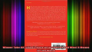 READ book  Winner Take All Chinas Race for Resources and What It Means for the World Full EBook