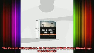 READ book  The Pursuit of Happiness An Economy of WellBeing Brookings Focus Books Free Online