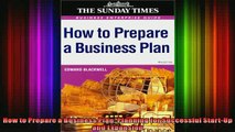 READ book  How to Prepare a Business Plan Planning for Successful StartUp and Expansion  FREE BOOOK ONLINE