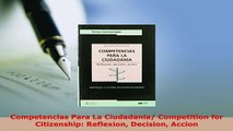 PDF  Competencias Para La Ciudadania Competition for Citizenship Reflexion Decision Accion Read Online