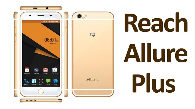 Reach Allure Plus 4G Smartphone launched Price and Specifications