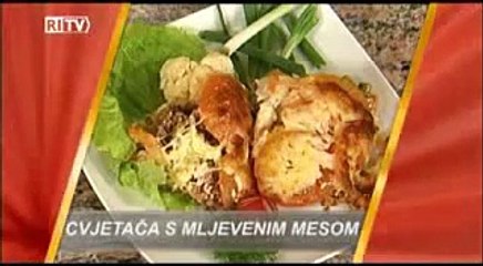 Karfiol sa mljevenim mesom - glavno jelo