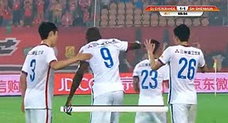 Demba Ba Goal HD - Guangzhou Evergrande 1-1 Shanghai Shenhua - 30-04-2016