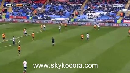 Stephen Dobbie Amazing Goal - Bolton Wanderers VS Hull City 1-0 30.4.2016