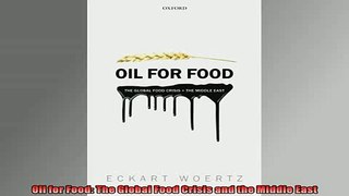 READ book  Oil for Food The Global Food Crisis and the Middle East Free Online