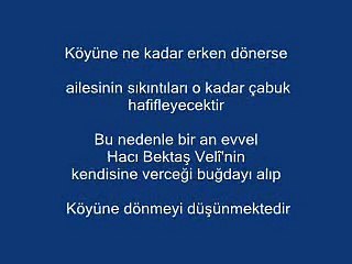 Hacı Bektaş Veli vilayetname 20 von 30 Hacı Bektaş Veli ve Yunus Emre.wmv