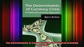 READ book  The Determinants of Currency Crises A Political Economy Approach Full Free