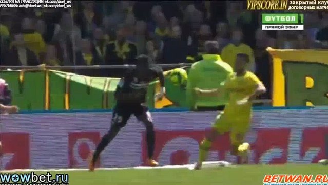 Adrien Thomasson Goal - Nantes 1 - 0 Nice 30.04.2016