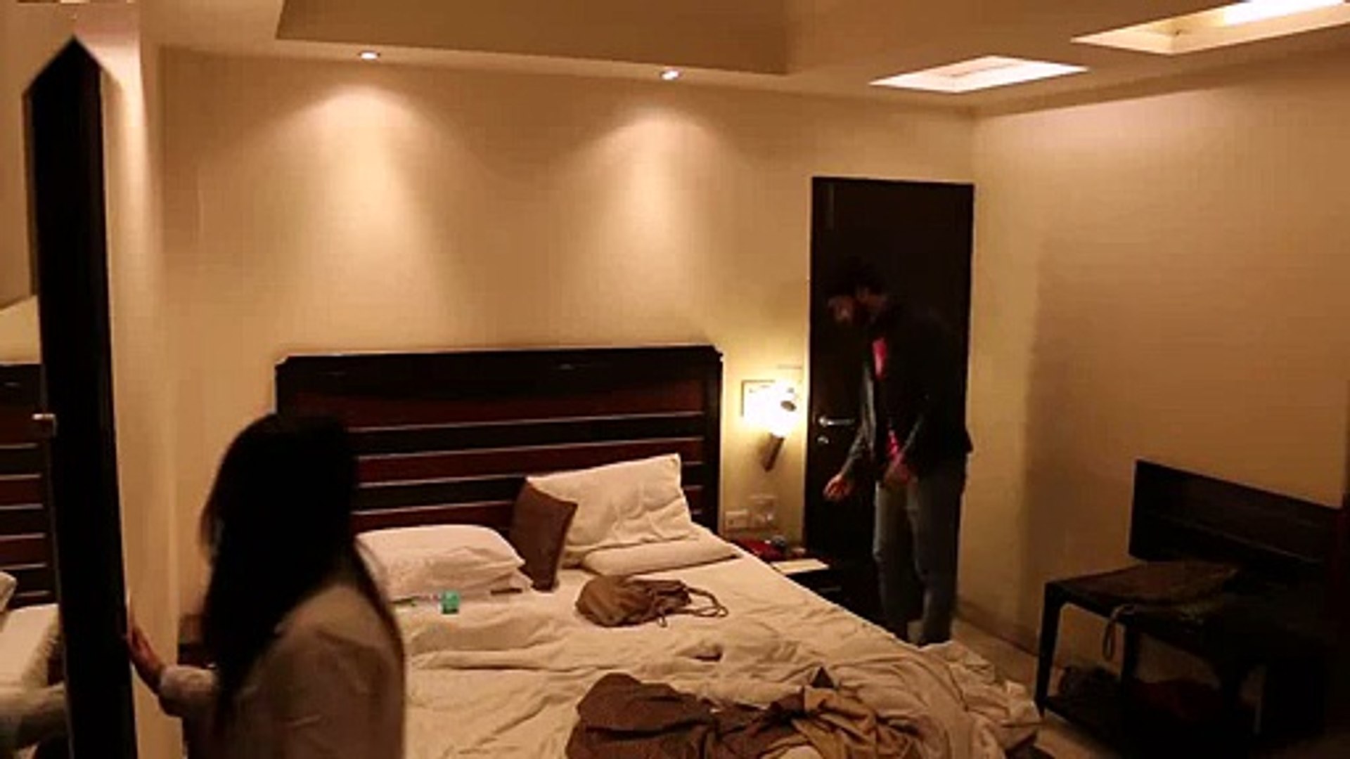 girl and boy in room