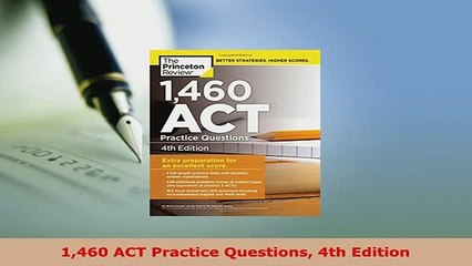 PDF  1460 ACT Practice Questions 4th Edition Download Online