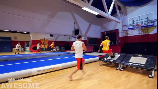 Extreme basketball dunks by the Dunking Devils! People are Awesome