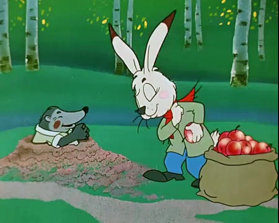 Сказки Сутеева - Мешок яблок | Мультики для малыше