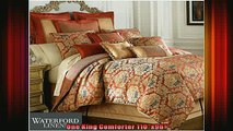 favorite   Waterford Olympia King Comforter Set 4pc Red Blue Gold Damask Floral