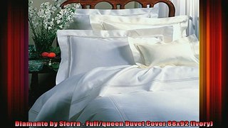 unmatched  Diamante by Sferra  Fullqueen Duvet Cover 88x92 Ivory