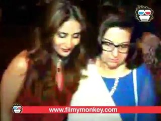 Kareena-Karisma Attend Christmas Midnight Mass With Kids