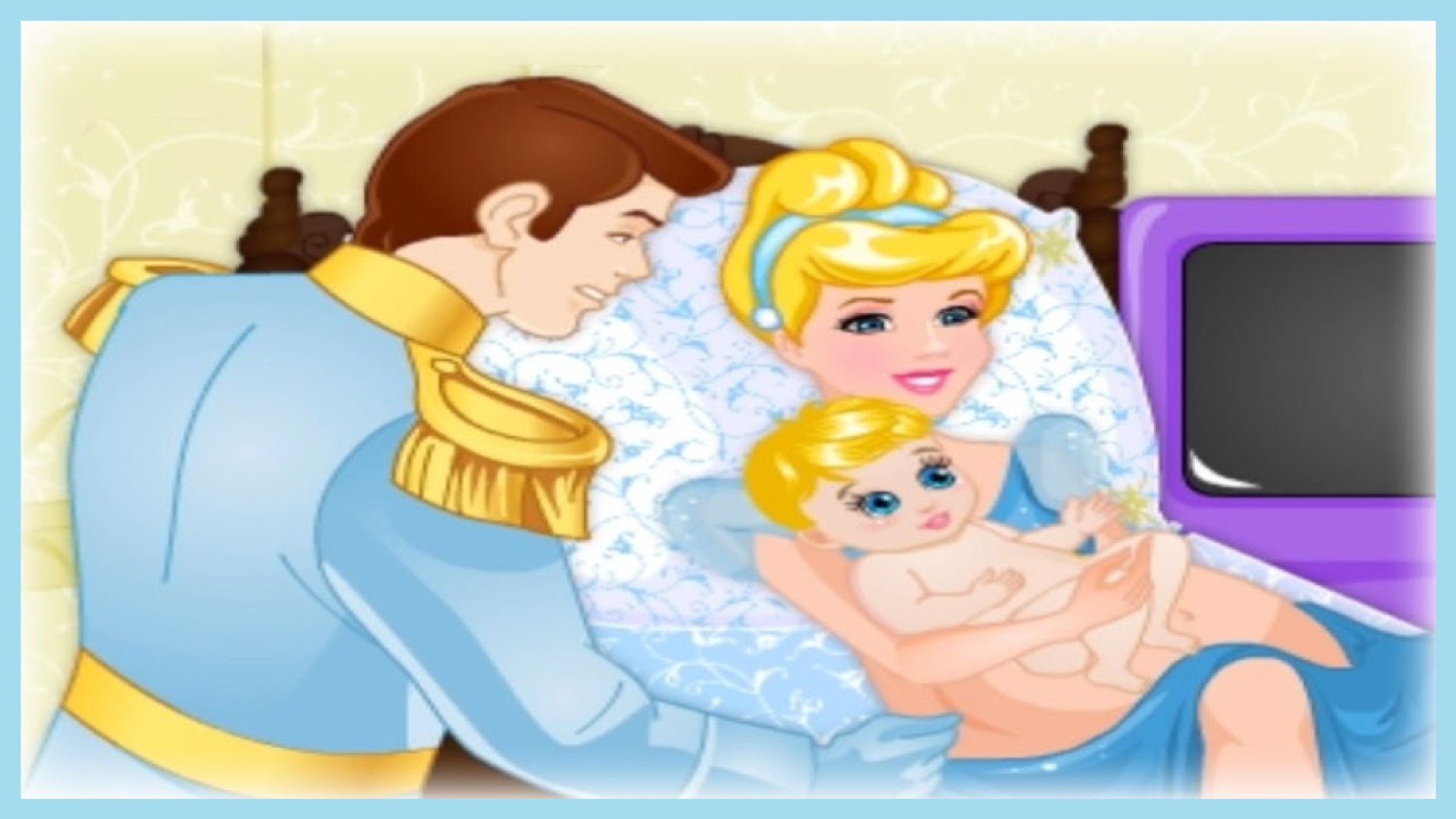 Disney Princess Pregnant Gives Birth - Newborn Baby Games, image size:1920x1080