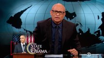 'I only support him because he's black': Larry Wilmore's Obama jokes