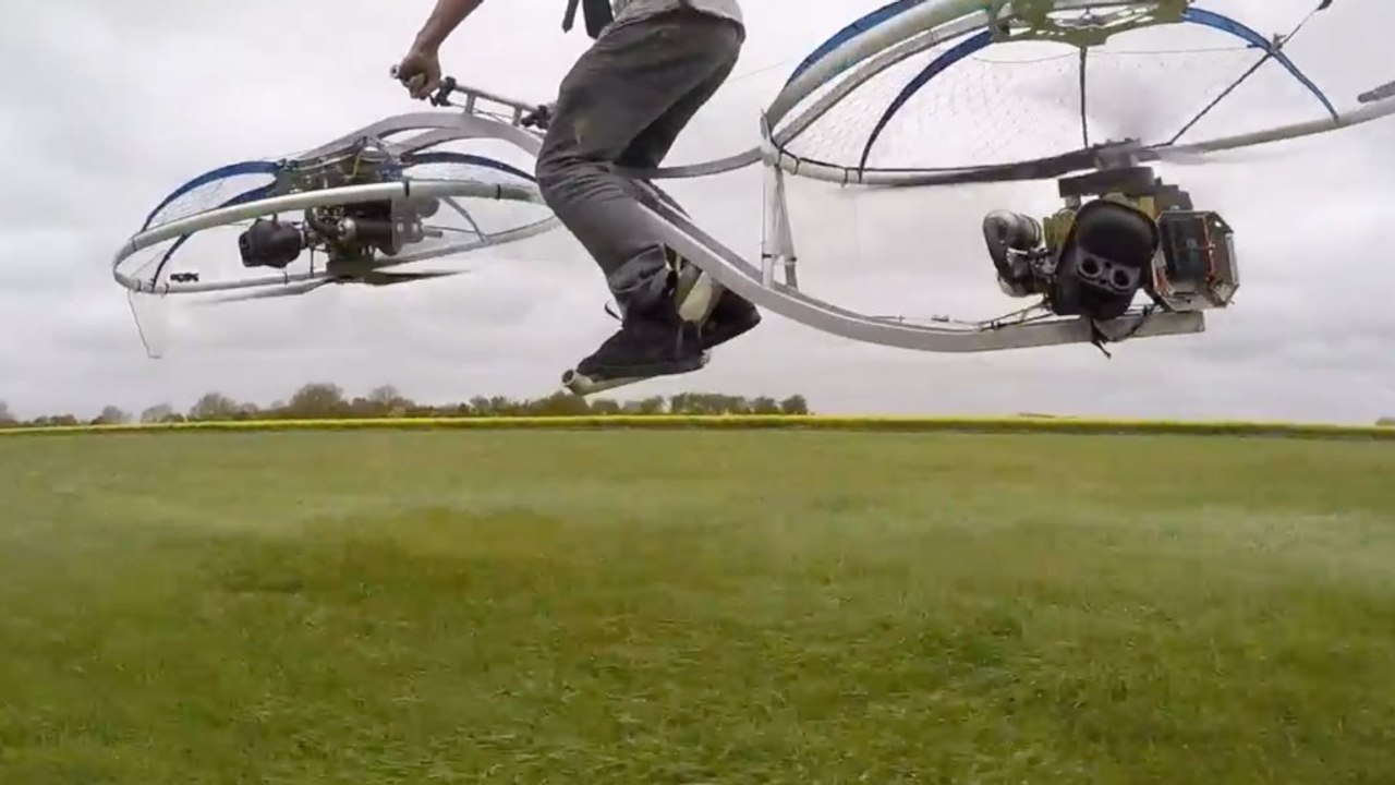 This plumber made a working hoverbike. Check out his other inventions.