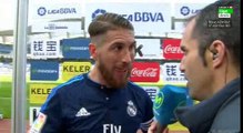 Sergio Ramos Interview after match - Real Sociedad vs Real Madrid