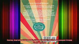READ book  Forex Survival Manual Save Your Trading Account From Collapsing Online Free