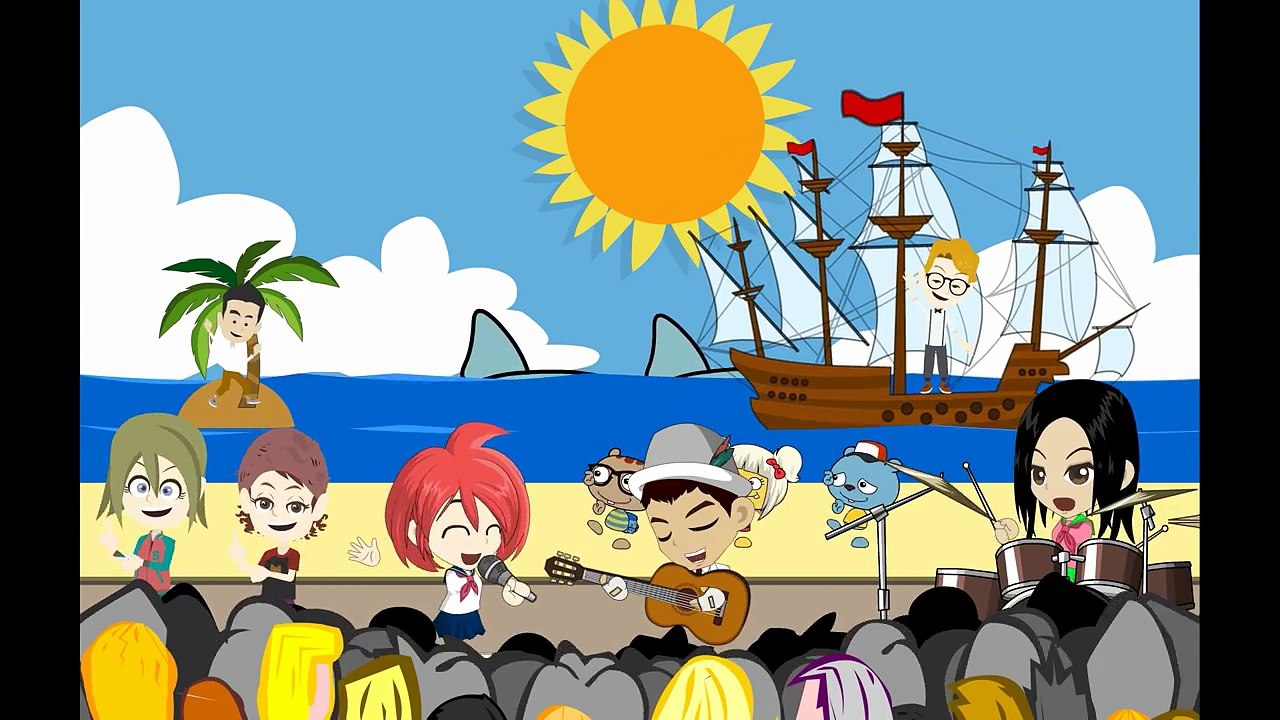 ♫♪ TIBURÓN TIBURÓN ♫♪ canción infantil completa con dibujos animados