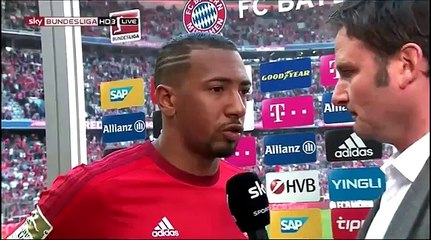 Jerome Boateng post-match interview -  FC Bayern Munich 1 1 Borussia Mönchengladbach