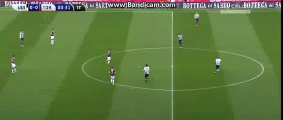 Cyril Thereau Super Volley Goal  - Udinese 1-1 Torino 30-04-2016