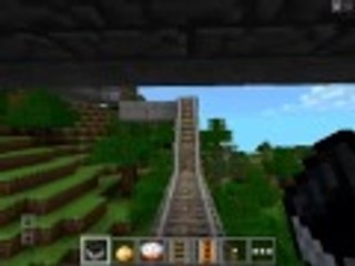 Minecraft PE rail system