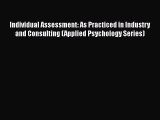 [Read book] Individual Assessment: As Practiced in Industry and Consulting (Applied Psychology