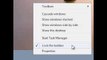 lock the taskbar