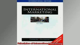 Downlaod Full PDF Free  Principles of International Marketing Free Online