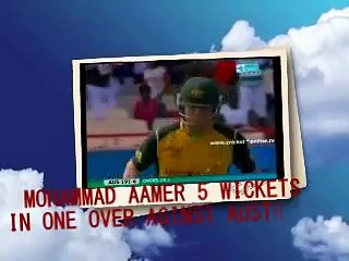 Muhammad Ammir 5 wicket in an over