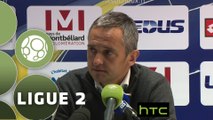 Conférence de presse FC Sochaux-Montbéliard - AJ Auxerre (2-3) : Albert CARTIER (FCSM) - Jean-Luc VANNUCHI (AJA) - 2015/2016