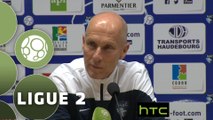 Conférence de presse Havre AC - Nîmes Olympique (3-1) : Bob BRADLEY (HAC) - Bernard BLAQUART (NIMES) - 2015/2016