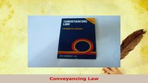 PDF  Conveyancing Law Free Books