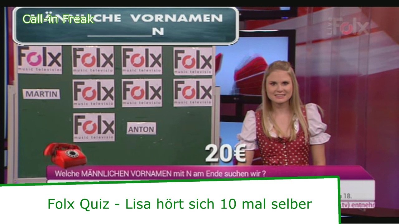 Folx Quiz - Lisa hört sich 10 mal selber