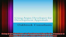 READ book  Using Argus Developer for Development Appraisals Standard to Intermediate Level Property Full EBook