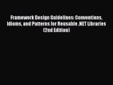 Download Framework Design Guidelines: Conventions Idioms and Patterns for Reusable .NET Libraries