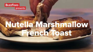 Nutella Marshmallow French Toast