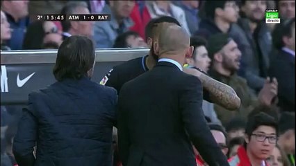 La bronca de Paco Jemez y Bebé