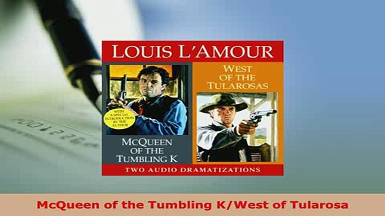 PDF  McQueen of the Tumbling KWest of Tularosa  Read Online