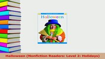 Download  Halloween Nonfiction Readers Level 2 Holidays Free Books