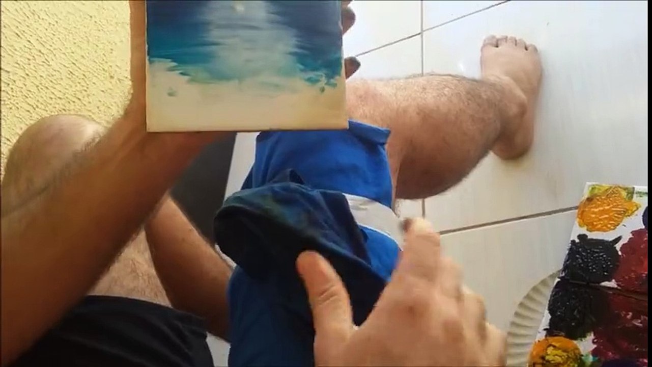 pintura com as mãos ( Regis de castro) - Dedos...